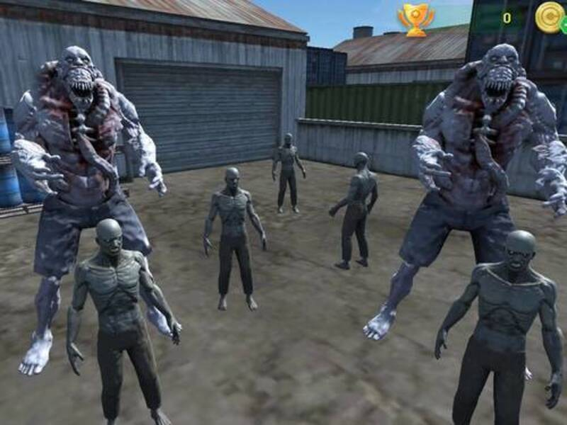 Permainan Zombie Shooter 2 secara online