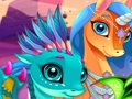 Permainan Puzzle Unicorn dan Naga Lucu  secara online