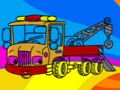 Permainan Buku mewarnai truk derek  secara online