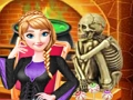 Permainan Memasak Makanan Frozen Sister Halloween  secara online