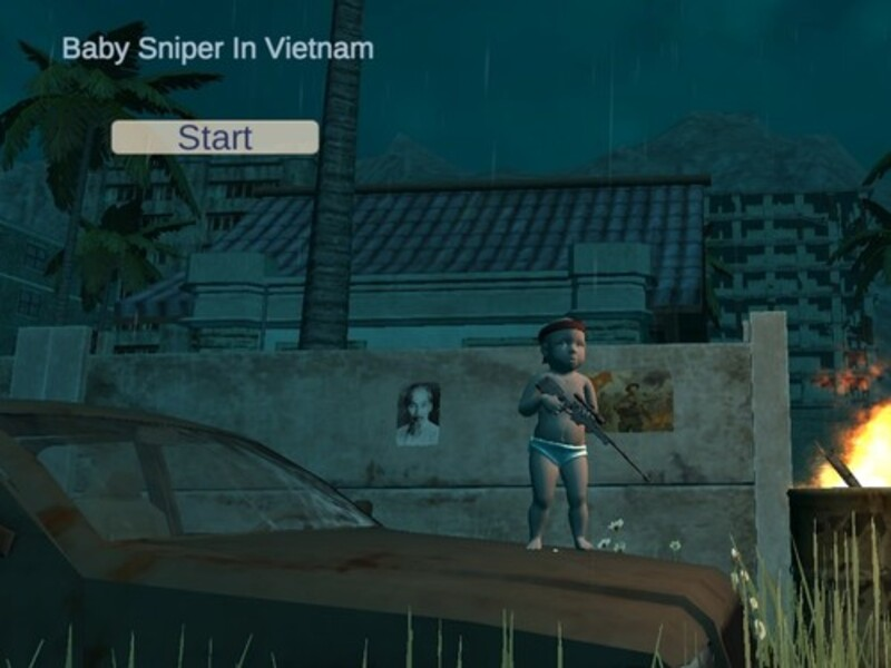 Permainan Sniper bayi di Vietnam secara online