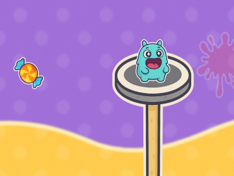 Permainan Candy Monster Raffi secara online