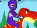 Permainan Pelari T-Rex Power Rangers  secara online