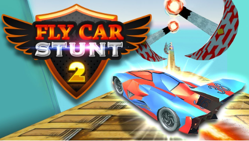 Permainan Mobil Terbang Stunt 2 secara online