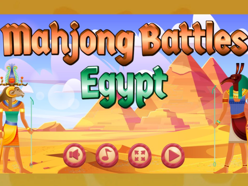 Permainan Pertempuran Mahjong Mesir secara online