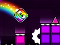 Permainan Garis Geometri: Pelangi Neon  secara online