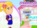 Permainan Caroline pergi ke sekolah  secara online