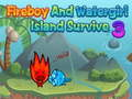 Permainan Fireboy Watergirl Island Survival 3 secara online