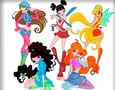 Permainan Winx Club Coloring  secara online