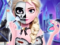 Permainan Tato Pesta Halloween Elsa  secara online