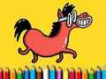 Permainan Kembali ke Sekolah: Buku Mewarnai Pony secara online
