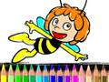 Permainan Kembali Ke Sekolah Buku Mewarnai Maja the Bee  secara online