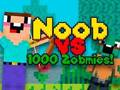 Permainan Noob vs 1000 Zombie secara online