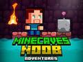 Permainan Petualangan Noob di Minecaves secara online