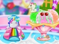 Permainan Pembuat Kerucut Es Krim Unicorn  secara online