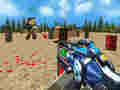 Permainan Paintball Menembak Menyenangkan Multiplayer secara online