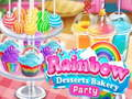 Permainan Pesta Rainbow Desserts Bakery secara online