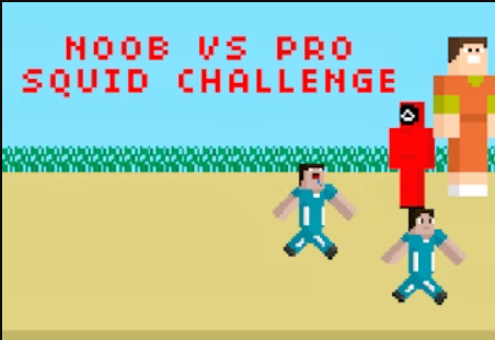 Permainan Tantangan Noob vs Pro Squid  secara online