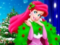 Permainan Ariel The Little Mermaid Christmas Dress Up  secara online