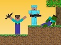 Permainan Noob vs Pro: Kiaman Zombie secara online
