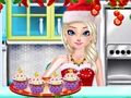Permainan Pembuat Cupcake Natal Beku  secara online