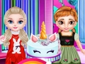 Permainan Membuat Kue Unicorn Putri Kecil  secara online