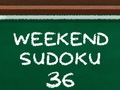 Permainan Sudoku akhir pekan 36  secara online