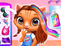 Permainan Salon Rambut Hewan Kitty  secara online
