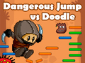 Permainan Lompat Berbahaya vs Doodle  secara online
