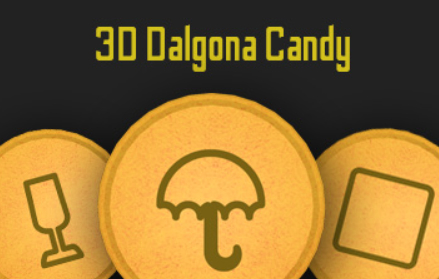 Permainan Permen Dalgona 3D  secara online