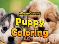 Permainan 4GameGround Mewarnai Anak Anjing  secara online