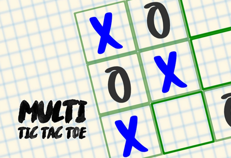 Permainan Multi Tic Tac Toe secara online