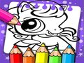 Permainan Buku Mewarnai Toko Hewan Peliharaan Terkecil  secara online