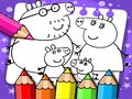 Permainan Buku Mewarnai Peppa Pig  secara online