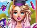 Permainan Makeover Glam College  secara online