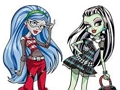 Permainan Buku Mewarnai untuk Monster High  secara online