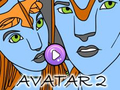 Permainan Avatar 2 Buku Warna  secara online