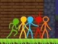 Permainan Stickman Parkour 2: Blok Keberuntungan  secara online
