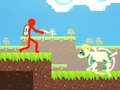 Permainan Stickman Merah vs Sekolah Monster 2  secara online
