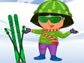 Permainan Berdandan Ski Dora  secara online
