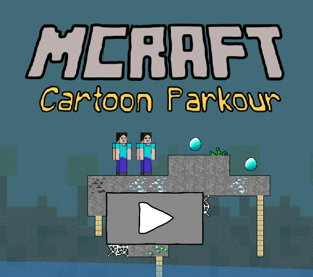 Permainan Parkour Kartun Mcraft  secara online