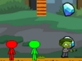 Permainan StickMan Bros Vs Zombie  secara online