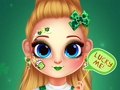 Permainan St Lily Kecil. Pemotretan Hari Patrick  secara online