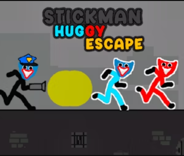 Permainan Stickman Huggy Escape secara online
