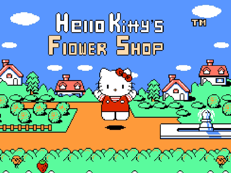 Permainan Hello kitty no hanabatake secara online