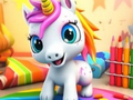 Permainan Buku Mewarnai: Unicorn  secara online