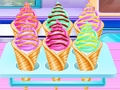 Permainan Membuat Es Krim Kerucut Wafer Biskuit  secara online