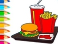Permainan Buku Mewarnai: Hamburger  secara online