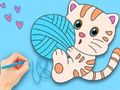 Permainan Buku Mewarnai: Kucing Lucu  secara online