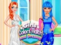 Permainan Warna Gadis Cocokkan dan Berdandan  secara online